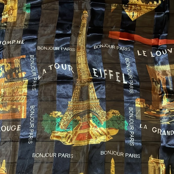 Paris - Souvenir Silk Scarf - Picture 6 of 8